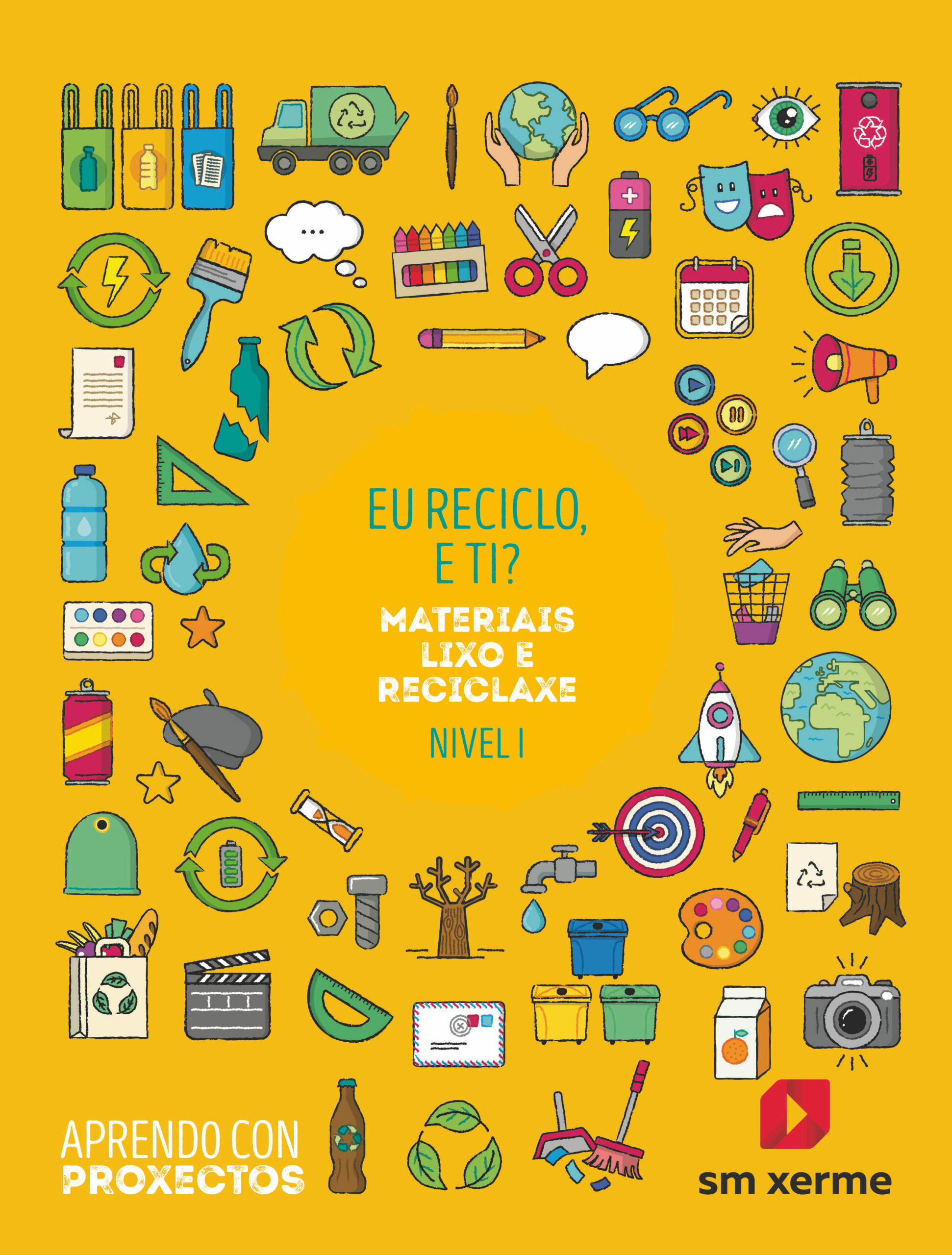 Portada del Libro Proyecto Yo Reciclo ¿Y Tú? 1º Educacion Primaria Aprendo Con Proyectos de Vv.Aa. - 9788498547658