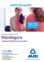 Portada del Libro Psicólogo/A De La Xunta De Galicia (Grupo I Subgrupo A1). Temario Espe de Vv.Aa. - 9788414235461