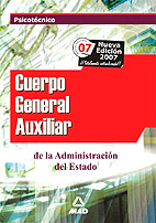 Portada del Libro Psicotecnico De Auxiliar Administrativo Del Estado de Vv.Aa. - 9788466570152