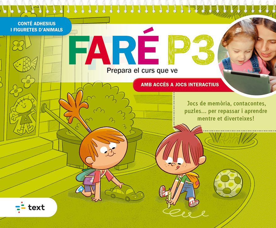 Portada del Libro Quadern D Estiu Faré P3 de Vv.Aa. - 9788441233416