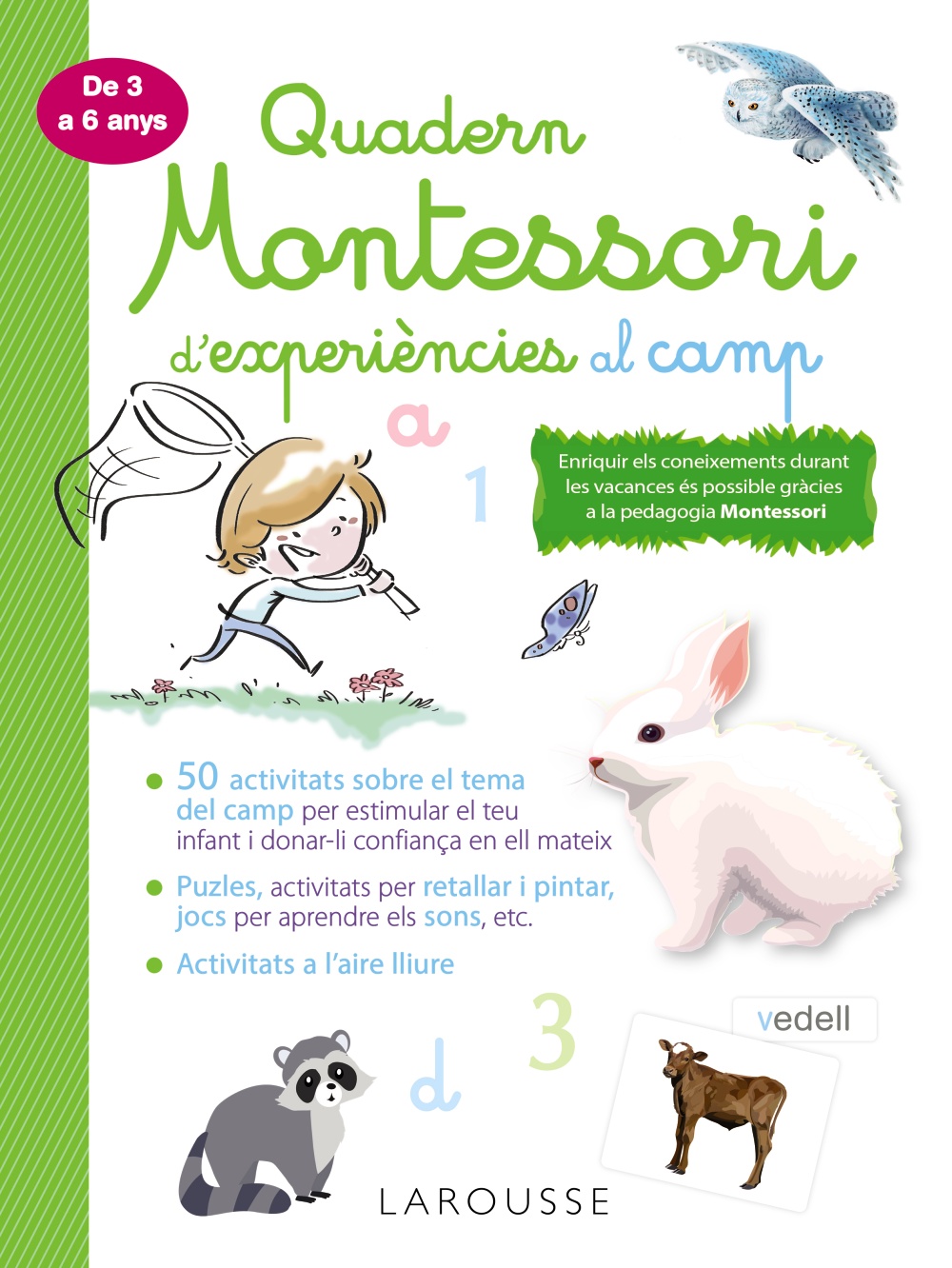Portada del Libro Quadern Montessori De Experiencies Al Camp de Vv.Aa. - 9788418100369