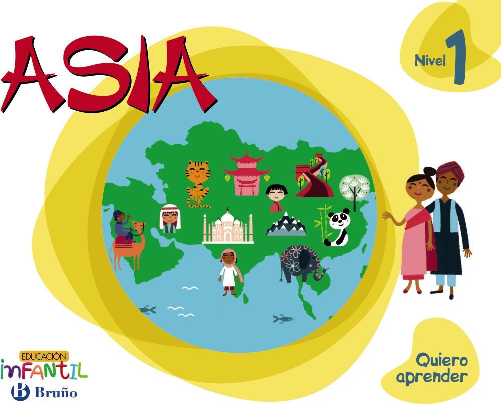 Portada del Libro Quiero Aprender Nivel 1 Asia (3 Años) Andalucía / Aragón / Asturias / de Vv.Aa. - 9788469619193