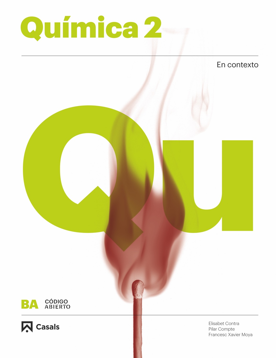 Portada del Libro Química 2º Bachillerato. Proyecto Código Abierto de Vv.Aa. - 9788421866948