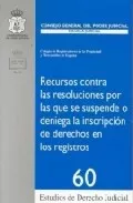 Portada del Libro Recursos Contra Las Resoluciones Por Las Que Se Suspende O Denieg A La de Vv.Aa. - 9788496228917