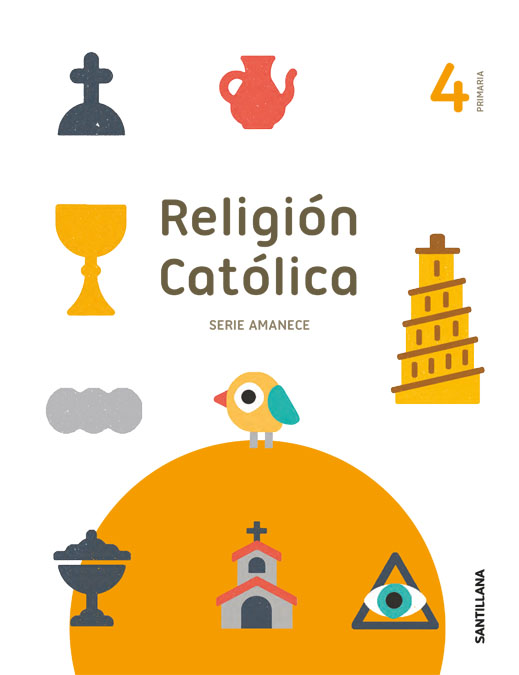 Portada del Libro Religion 4º Primaria Serie Amanece de Vv.Aa. - 9788468060415