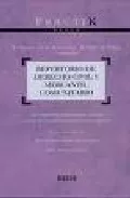 Portada del Libro Repertorio De Derecho Civil Y Mercantil Comunitario: Con Legislac Ion de Vv.Aa. - 9788497901192