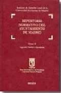 Portada del Libro Repertorio Normativo Del Ayuntamiento De Madrid T.Ii Seguridadsa de Vv.Aa. - 9788497902410