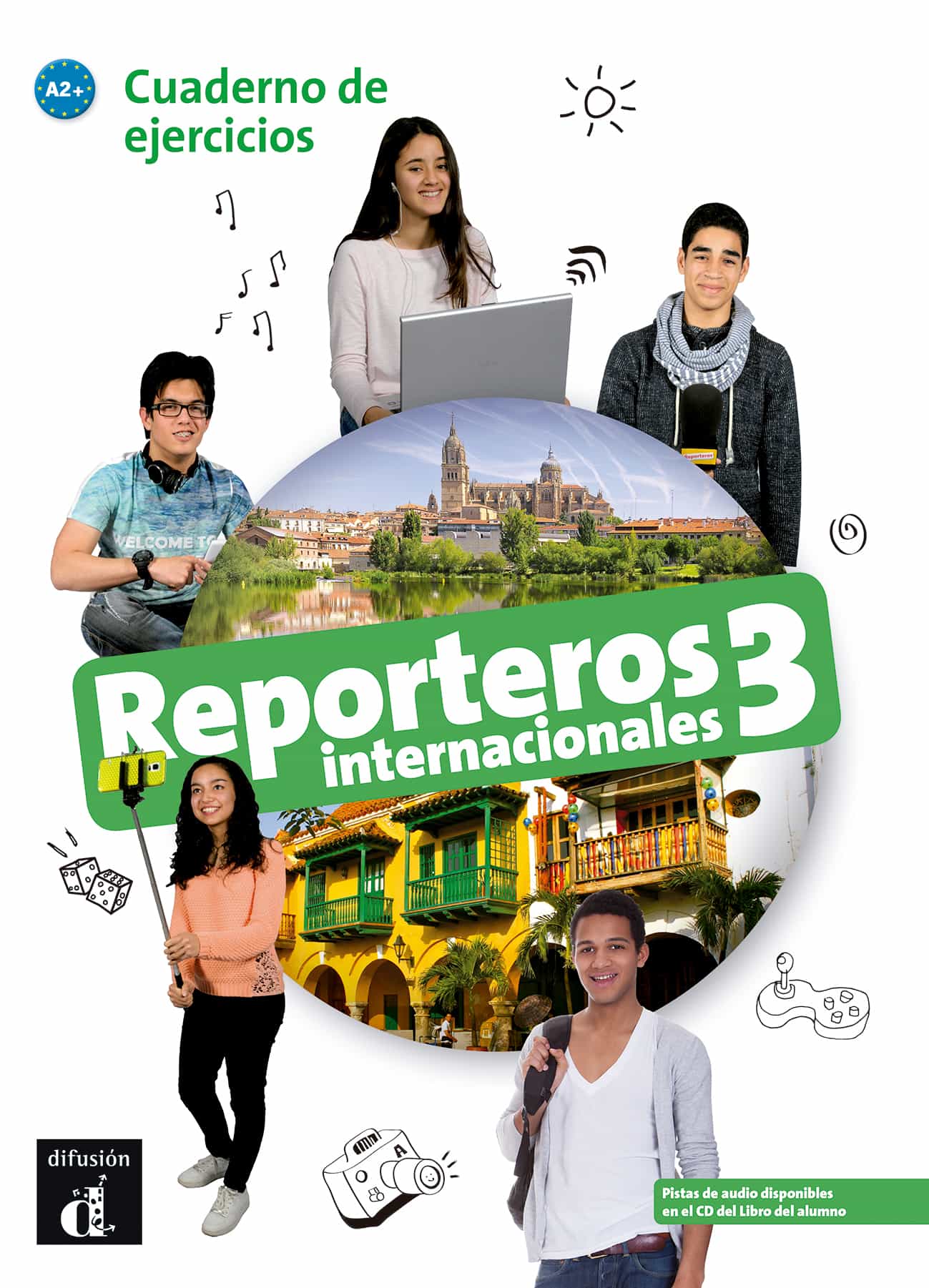 Portada del Libro Reporteros Internacionales 3: Cuaderno De Ejercicios A2+ de Vv.Aa. - 9788416943852