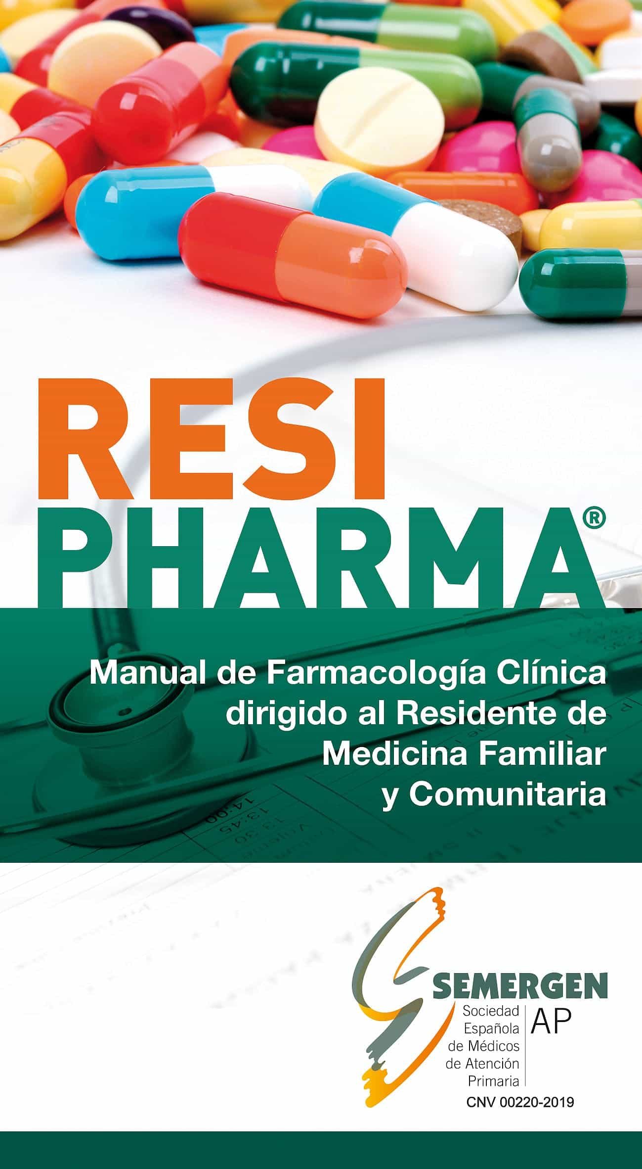 Portada del Libro Resipharma Manual De Farmacologia Clinica Dirigido Al Residente De Med de Vv.Aa. - 9788409150625