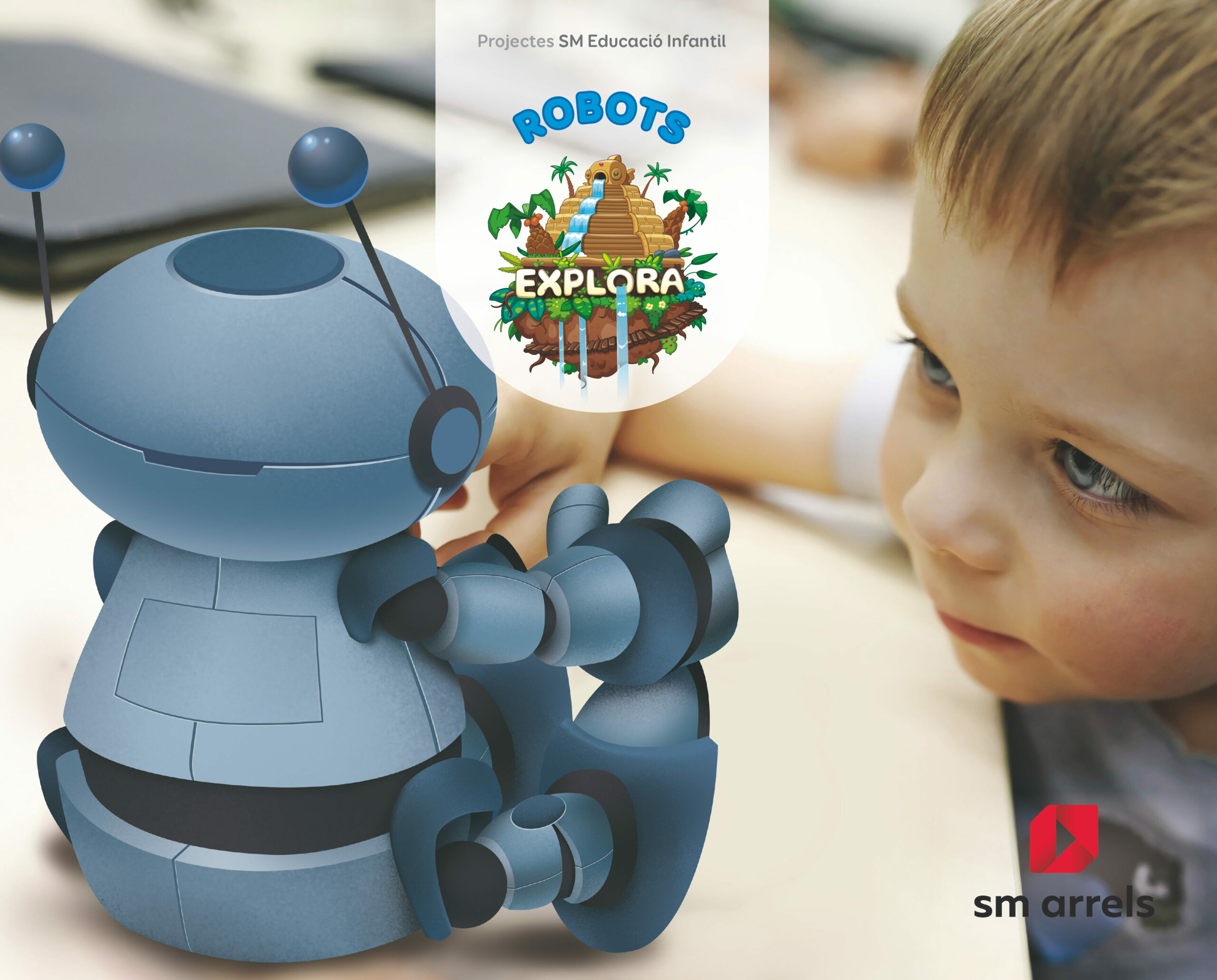 Portada del Libro Robots Infantil 5 Años Nivel 3 Proyecto Explora Ed 2020 Valencia de Vv.Aa. - 9788498557602
