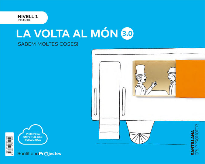Portada del Libro Sabem Moltes Coses Nivell 1 La Volta Al Mon 3.0 (3 Anys) de Vv.Aa. - 9788413151946