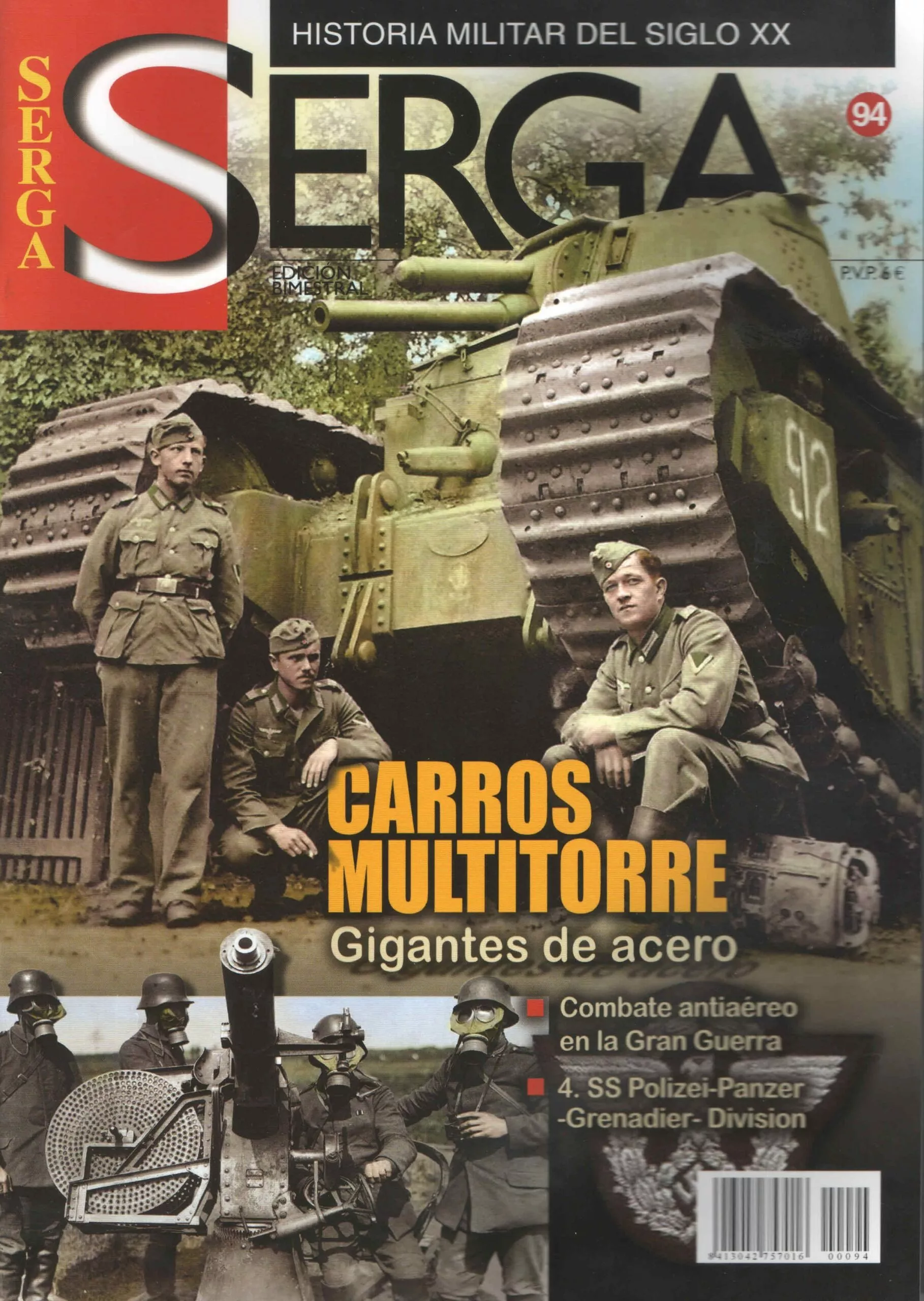 Portada del Libro Serga Nº 36 (Julio-Agosto 2005): Historia Militar Del Siglo Xx de Vv.Aa. - 8413042757016