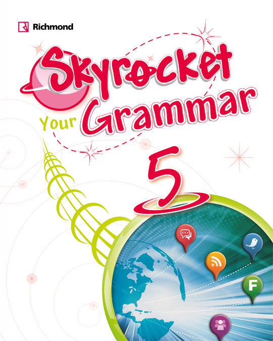 Portada del Libro Skyrocket 5 Your Grammar (5º Primaria) de Vv.Aa. - 9788466833738