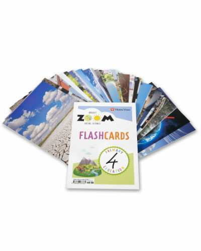 Portada del Libro Social Science 4º Educacion Primaria. Flashcards (P. Zoom) de Vv.Aa. - 9788468267661