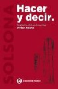 Portada del Libro Solsona: Hacer Y Decir de Vv.Aa. - 9789879393444