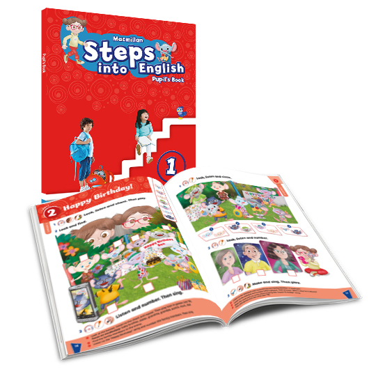 Portada del Libro Steps Into English 1º Primaria Pupils Book Pack (Libro) de Vv.Aa. - 9781380055699