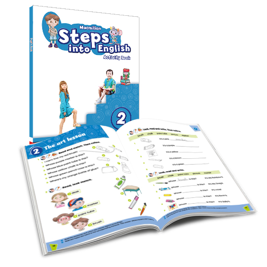 Portada del Libro Steps Into English 2º Primaria Activity Book (Cuaderno) de Vv.Aa. - 9781380055798