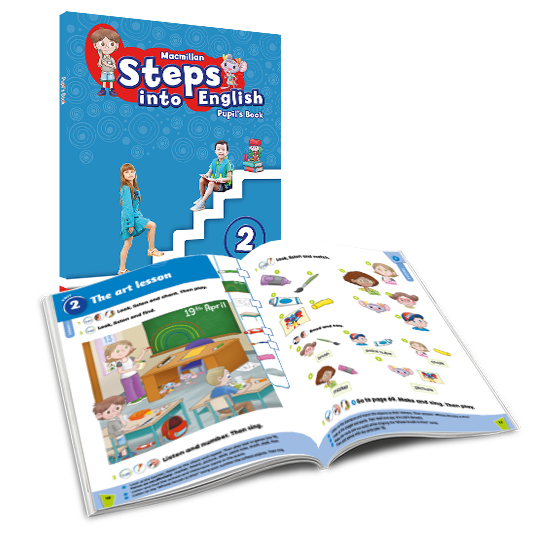 Portada del Libro Steps Into English 2º Primaria Pupils Book Pack (Libro) de Vv.Aa. - 9781380055774