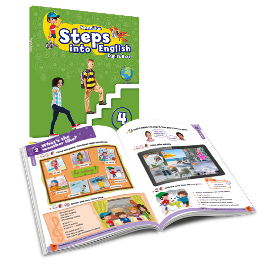 Portada del Libro Steps Into English 4º Primaria Pupils Book Pack (Libro) de Vv.Aa. - 9781380060587
