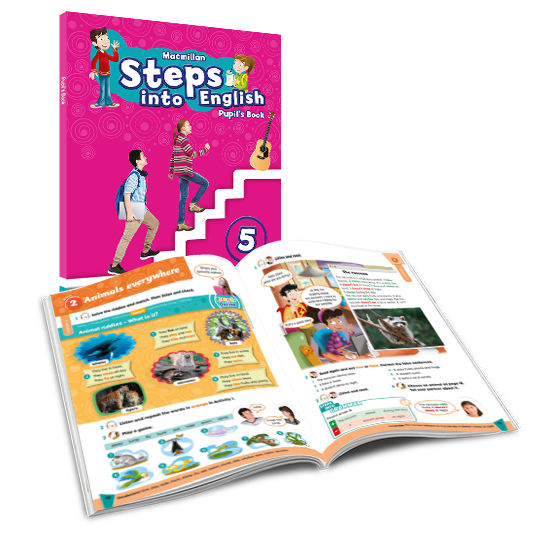 Portada del Libro Steps Into English 5º Primaria Pupils Book Pack (Libro) de Vv.Aa. - 9781380060594