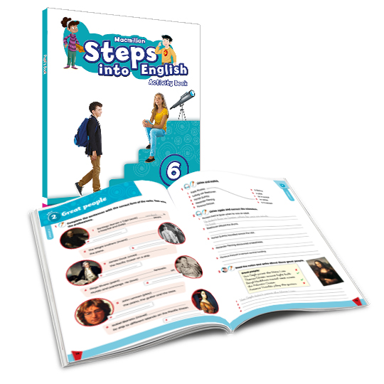 Portada del Libro Steps Into English 6º Primaria Activity Book Pack (Cuaderno) de Vv.Aa. - 9781380056108