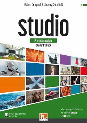 Portada del Libro Studio Pre-Intermediate (B1) Students Book + E Zone (2º Bach) de Vv.Aa. - 9783990459072