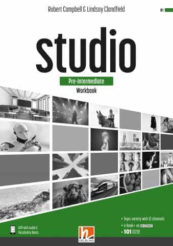 Portada del Libro Studio Pre-Intermediate (B1) Workbook + E Zone (2º Bachillerato) de Vv.Aa. - 9783990459089