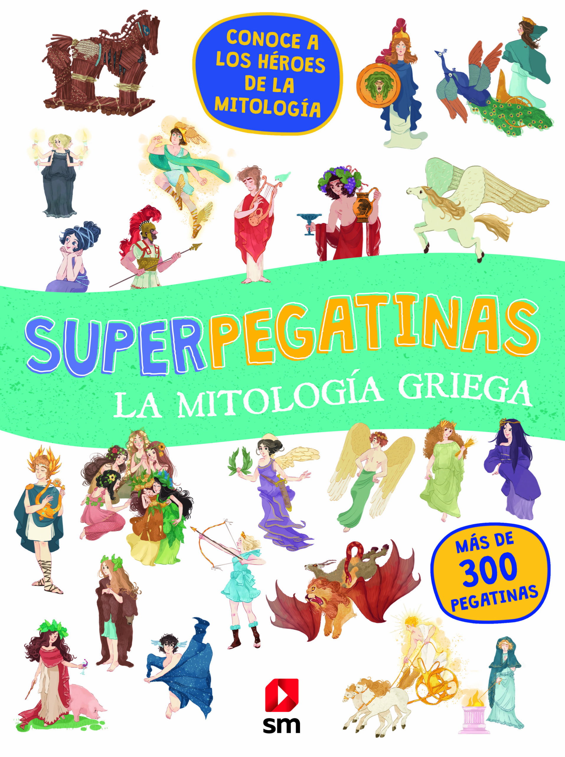 Portada del Libro Superpegatinas La Mitologia Griega de Vv.Aa. - 9788413184708