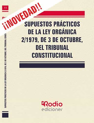 Portada del Libro Supuestos Prácticos De La Ley Orgánica 2/1979 De 3 De Octubre Del Trib de Vv.Aa. - 9788417976453