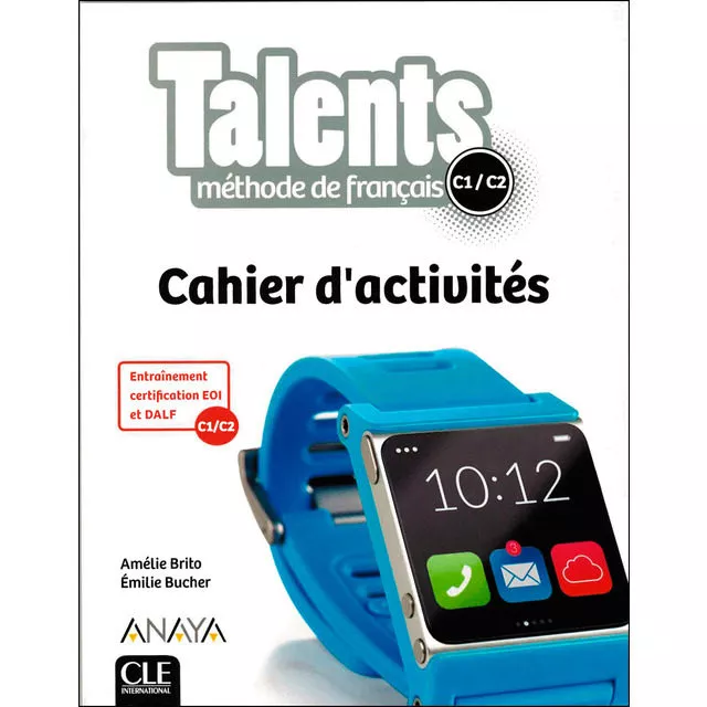 Portada del Libro Talents Cahier D Activites C1/C2 de Vv.Aa. - 9782090386417