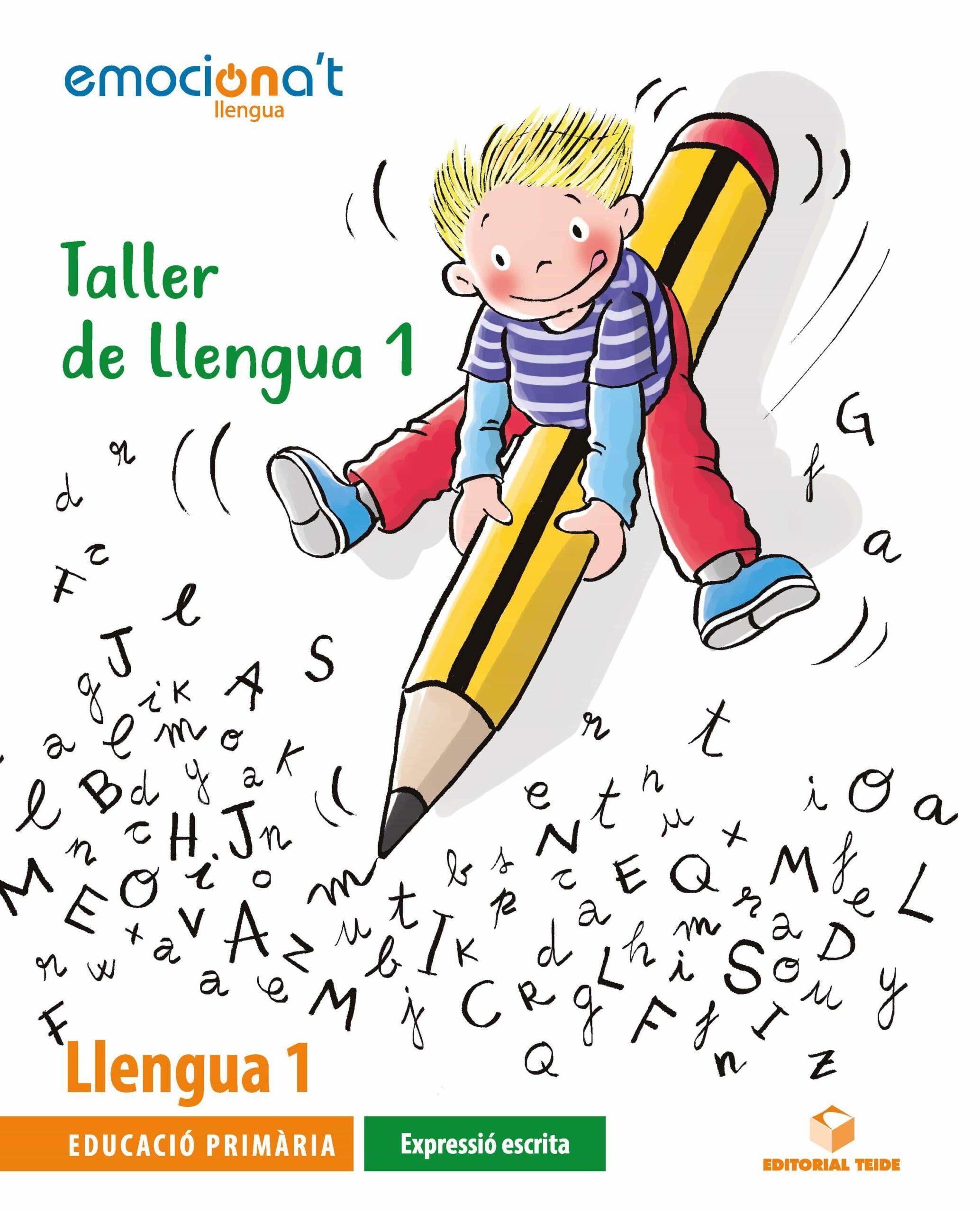 Portada del Libro Taller Llengua Expressio Escrita 1º Ep Catalunya Emocionat de Vv.Aa. - 9788430738236
