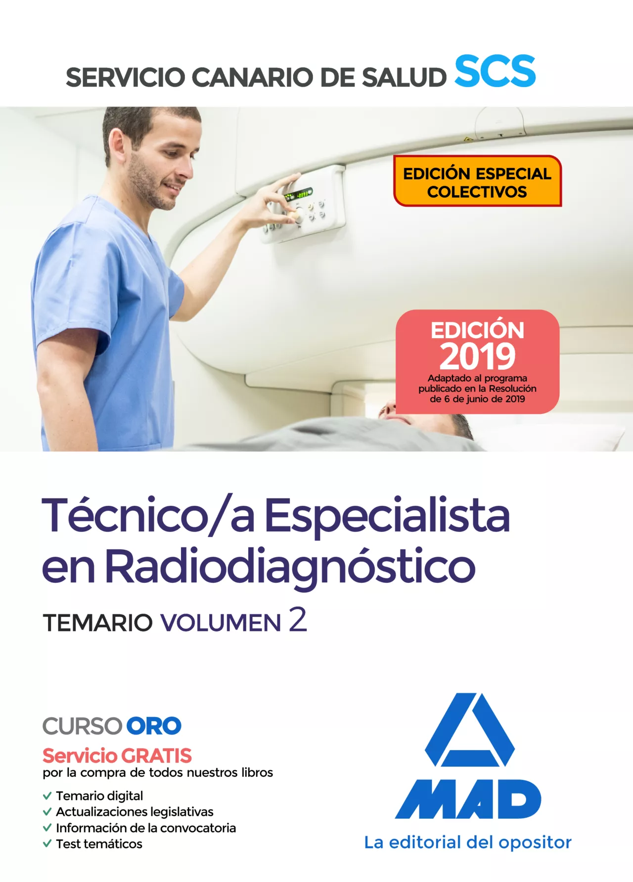 Portada del Libro Tecnica/O Especialista En Radiodiagnostico Del Servicio Canario De Sal de Vv.Aa. - 9788414230015