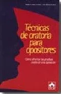 Portada del Libro Tecnicas De Oratoria Para Opositores de Vv.Aa. - 9788483420300