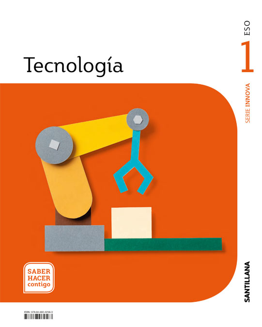 Portada del Libro Tecnologia 1º Eso Innova (Murcia) Saber Hacer Contigo de Vv.Aa. - 9788468062563