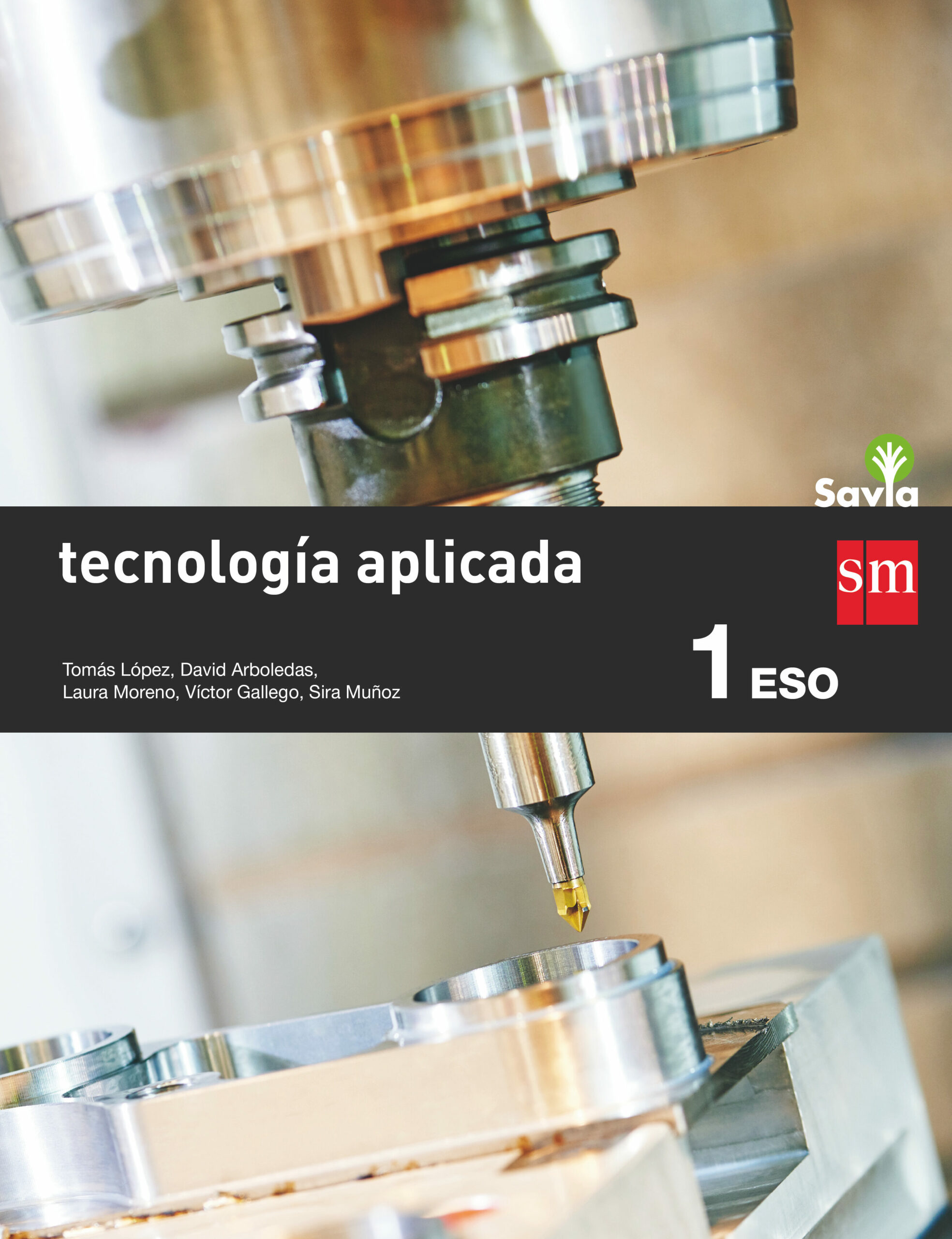 Portada del Libro Tecnologia Aplicada 1º Eso Savia Ed 2020 Andalucia de Vv.Aa. - 9788413184319