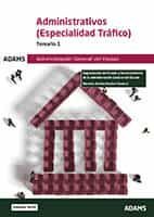 Portada del Libro Temario 1. Administrativos (Especialidad Tráfico) de Vv.Aa. - 9788413274584