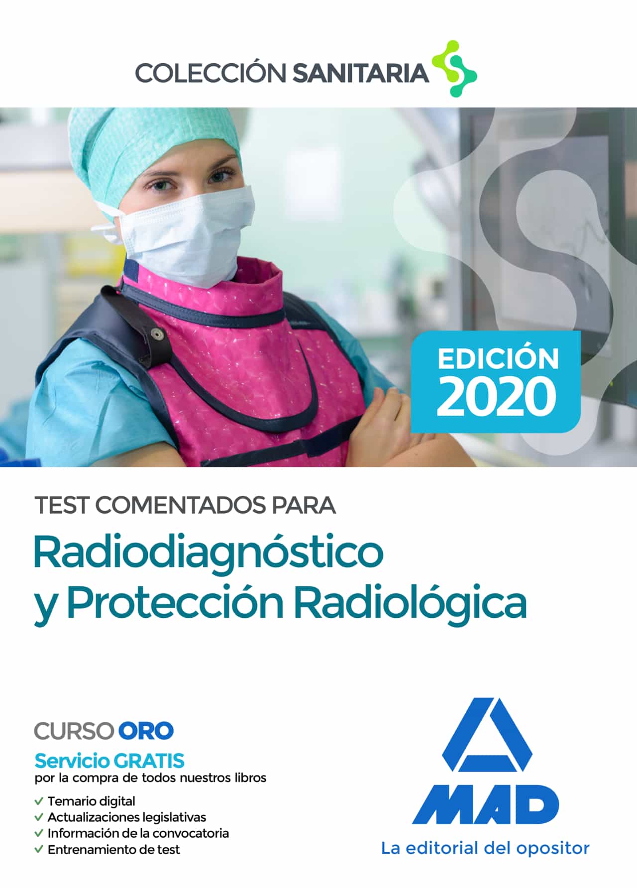 Portada del Libro Test Comentados Para Radiodiagnóstico Y Proteccion Radiologica de Vv.Aa. - 9788414232507