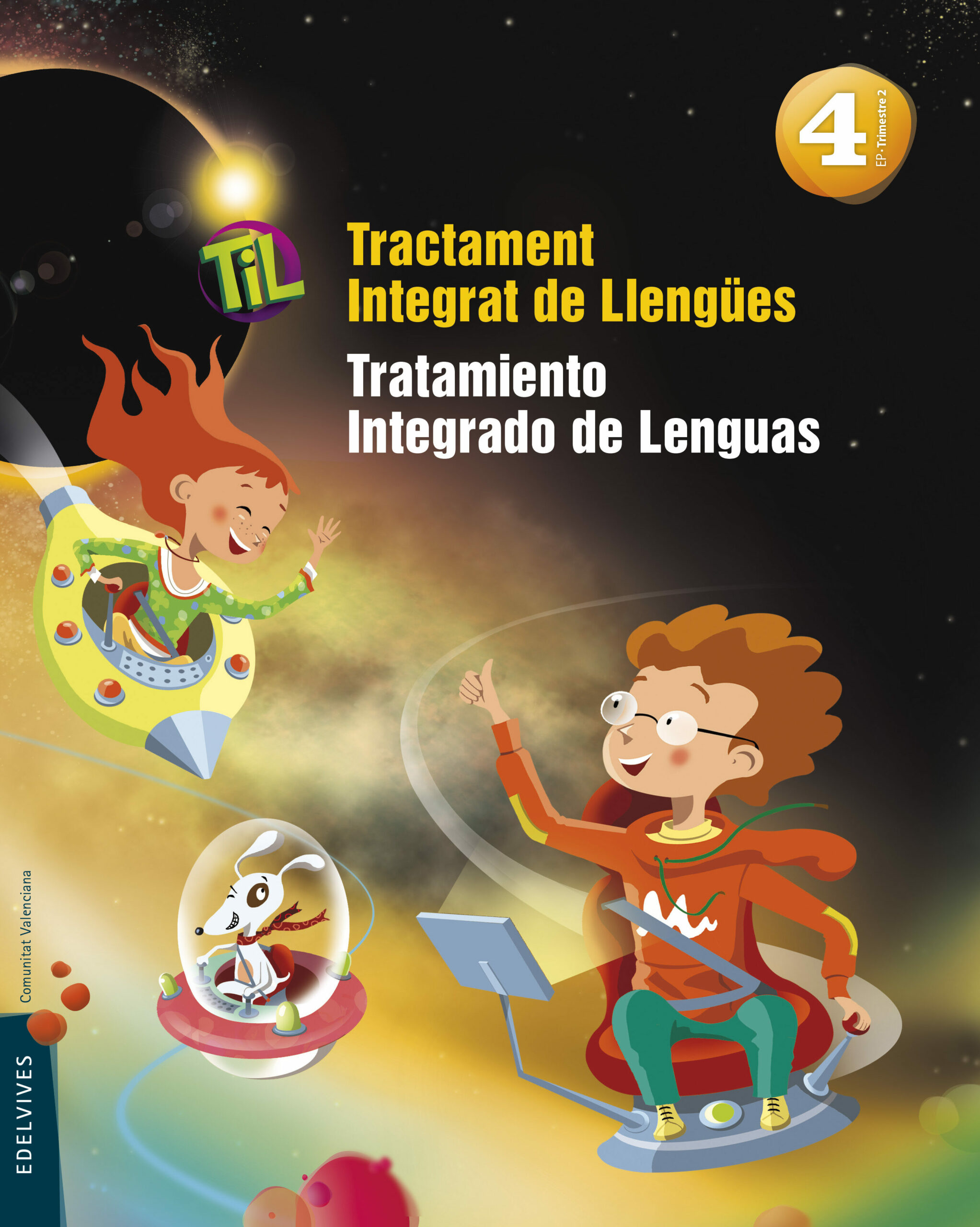 Portada del Libro Til 4. Material Alumne (Tratamiento Integrado De Lenguas/Tractament In de Vv.Aa. - 9788414028858