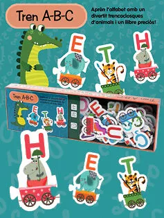 Portada del Libro Tren Abc (Cat) de Vv.Aa. - 9788742551097