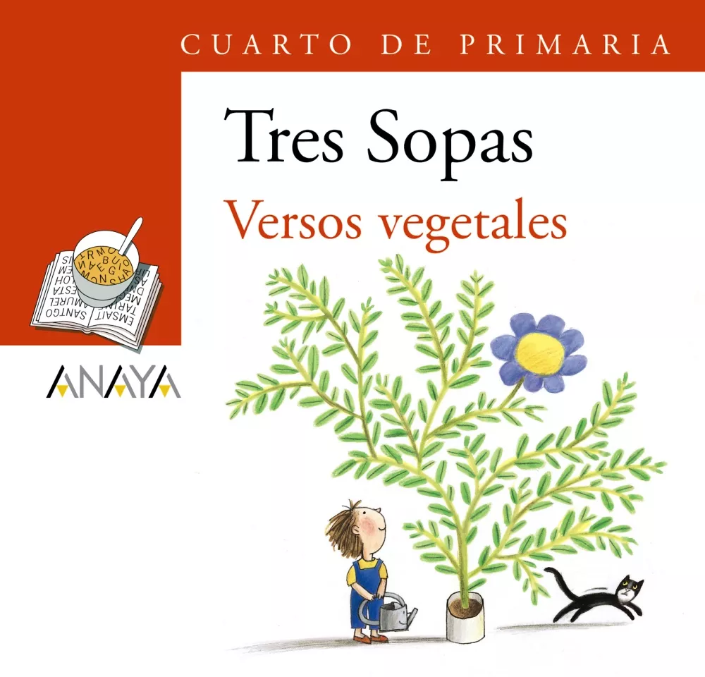 Portada del Libro Tres Sopas: Versos Vegetales (4º Educacion Primaria) (Blister) de Vv.Aa. - 9788466747875