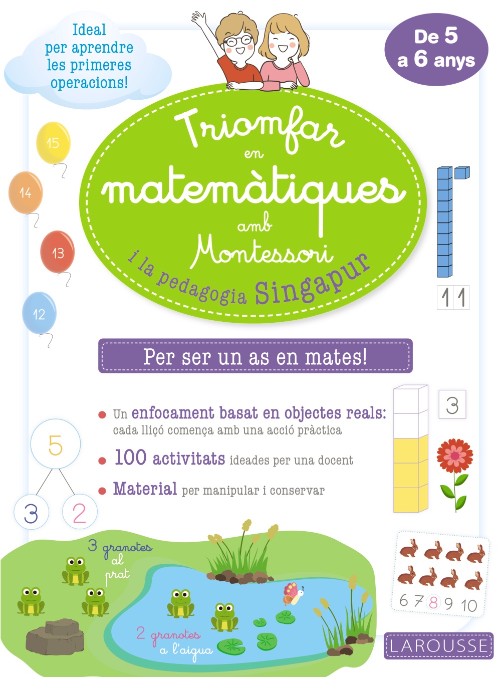 Portada del Libro Triomfar En Matemàtiques Amb Montessori I La Pedagogia Singapur de Vv.Aa. - 9788418100307