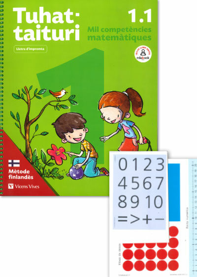 Portada del Libro Tuhattaituri 1º Educacion Primaria 1. Matemàtiques. Llibre I Fitxes.Ca de Vv.Aa. - 9788468272030