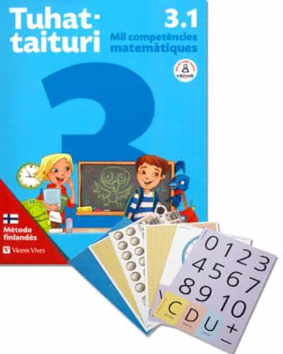 Portada del Libro Tuhattaituri 3º Educacion Primaria 1. Matemàtiques. Llibre I Fitxes.Ca de Vv.Aa. - 9788468268767