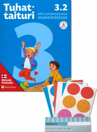 Portada del Libro Tuhattaituri 3º Educacion Primaria 2. Matemáticas. Libro Y Fichas (Mét de Vv.Aa. - 9788468268446