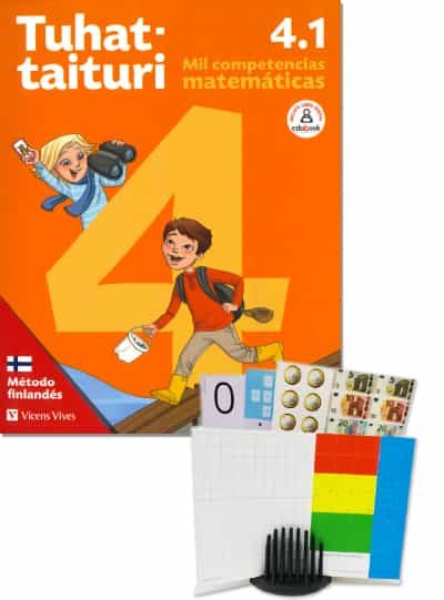 Portada del Libro Tuhattaituri 4º Educacion Primaria 1. Matemáticas. Libro Y Fichas (Mét de Vv.Aa. - 9788468270852