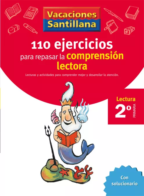 Portada del Libro Vacaciones Comprension Lectora 2º Educacion Primaria de Vv.Aa. - 9788429408904