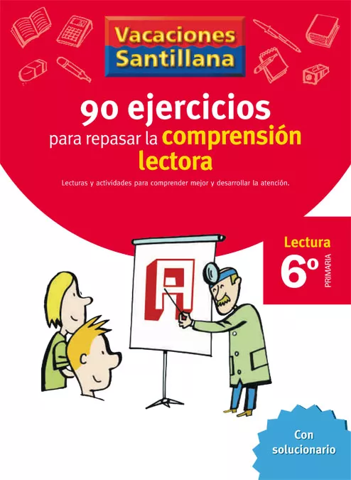 Portada del Libro Vacaciones Comprension Lectora 6º Educacion Primaria de Vv.Aa. - 9788429409345