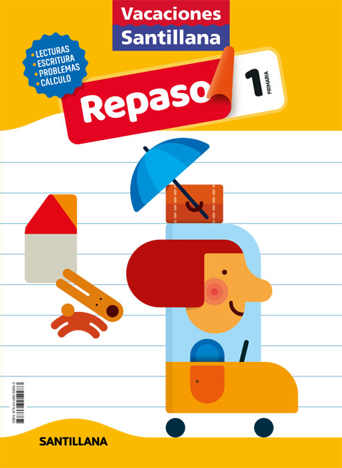 Portada del Libro Vacaciones De Repaso 1º Educacion Primaria Castellano Ed 2020 de Vv.Aa. - 9788468059983