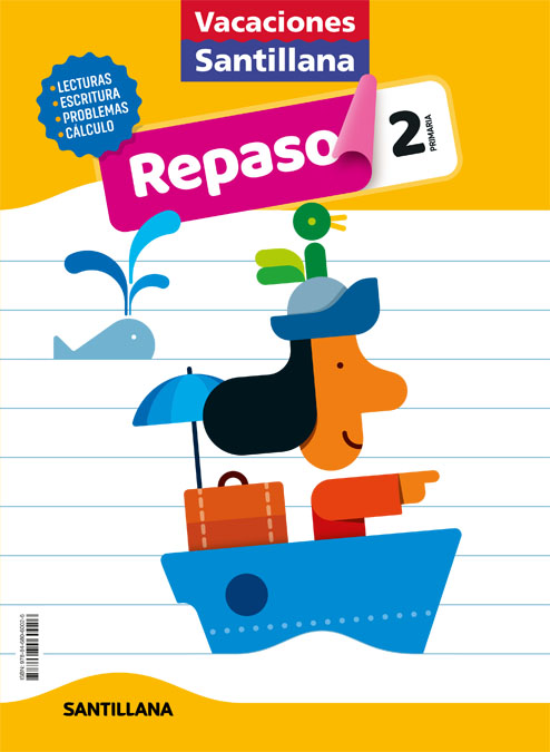 Portada del Libro Vacaciones De Repaso 2º Educacion Primaria Castellano Ed 2020 de Vv.Aa. - 9788468060026