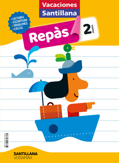 Portada del Libro Vacaciones De Repaso 2º Educacion Primaria Valencia Ed 2020 de Vv.Aa. - 9788491318361